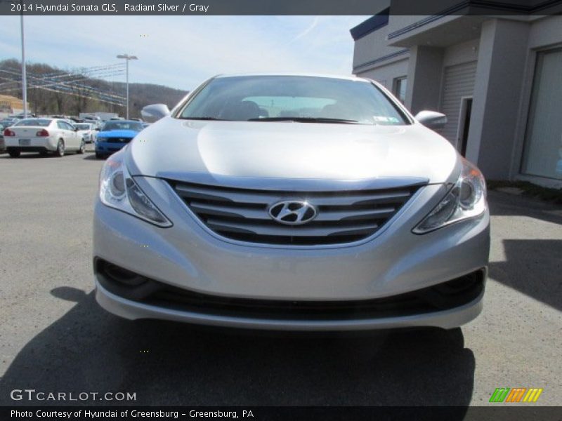 Radiant Silver / Gray 2014 Hyundai Sonata GLS