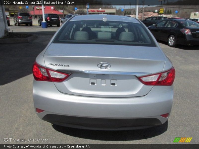 Radiant Silver / Gray 2014 Hyundai Sonata GLS