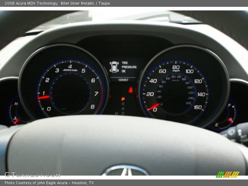 Billet Silver Metallic / Taupe 2008 Acura MDX Technology