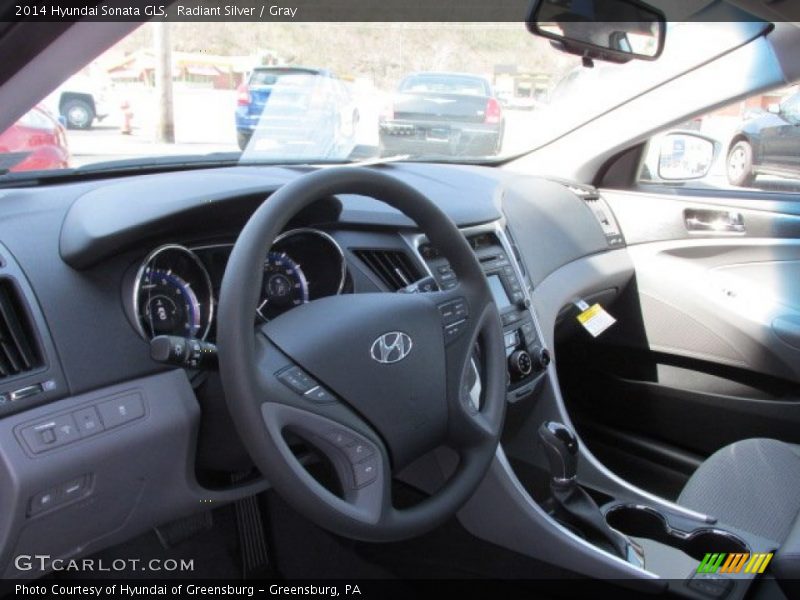 Radiant Silver / Gray 2014 Hyundai Sonata GLS