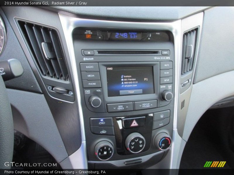 Radiant Silver / Gray 2014 Hyundai Sonata GLS