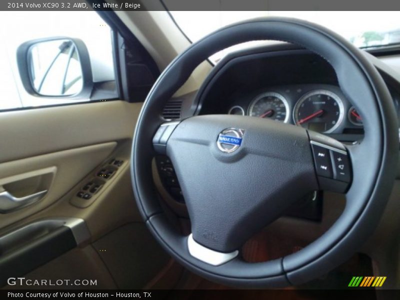 Ice White / Beige 2014 Volvo XC90 3.2 AWD