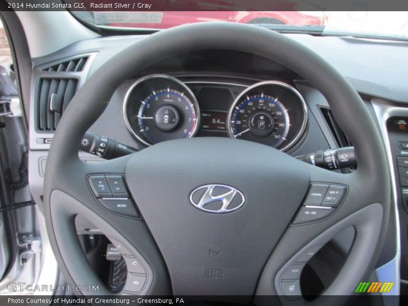 Radiant Silver / Gray 2014 Hyundai Sonata GLS
