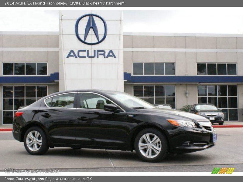 Crystal Black Pearl / Parchment 2014 Acura ILX Hybrid Technology