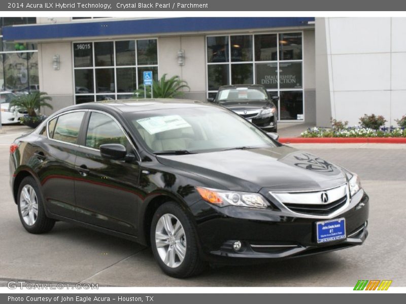 Crystal Black Pearl / Parchment 2014 Acura ILX Hybrid Technology