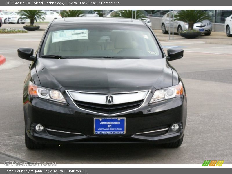 Crystal Black Pearl / Parchment 2014 Acura ILX Hybrid Technology
