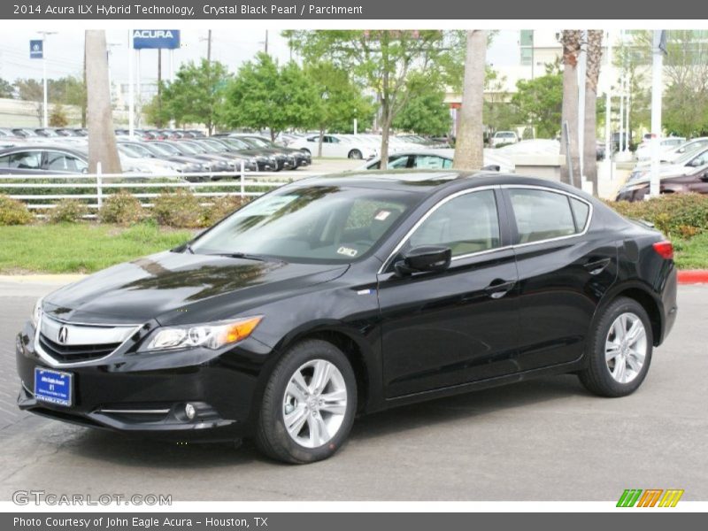 Crystal Black Pearl / Parchment 2014 Acura ILX Hybrid Technology