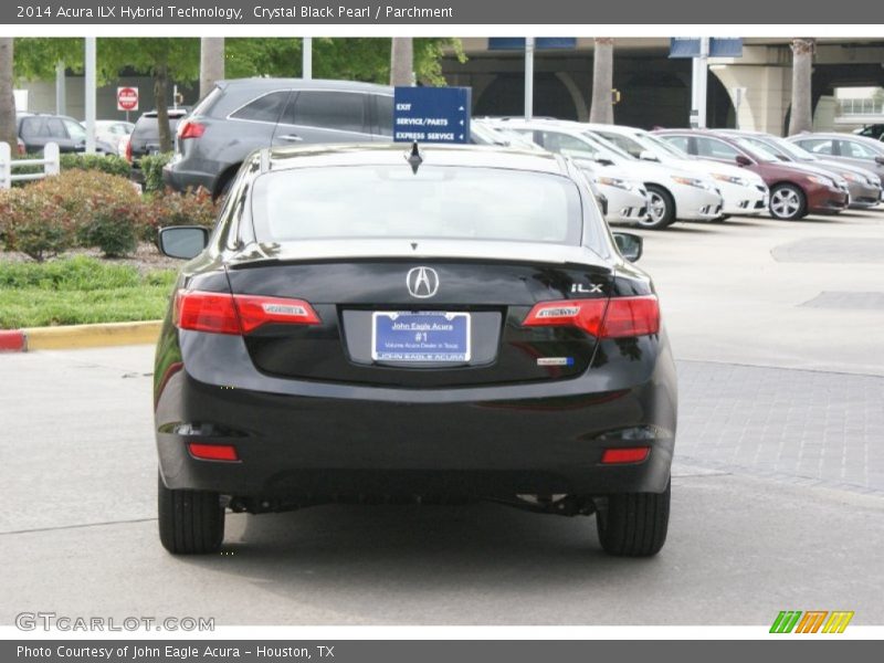 Crystal Black Pearl / Parchment 2014 Acura ILX Hybrid Technology