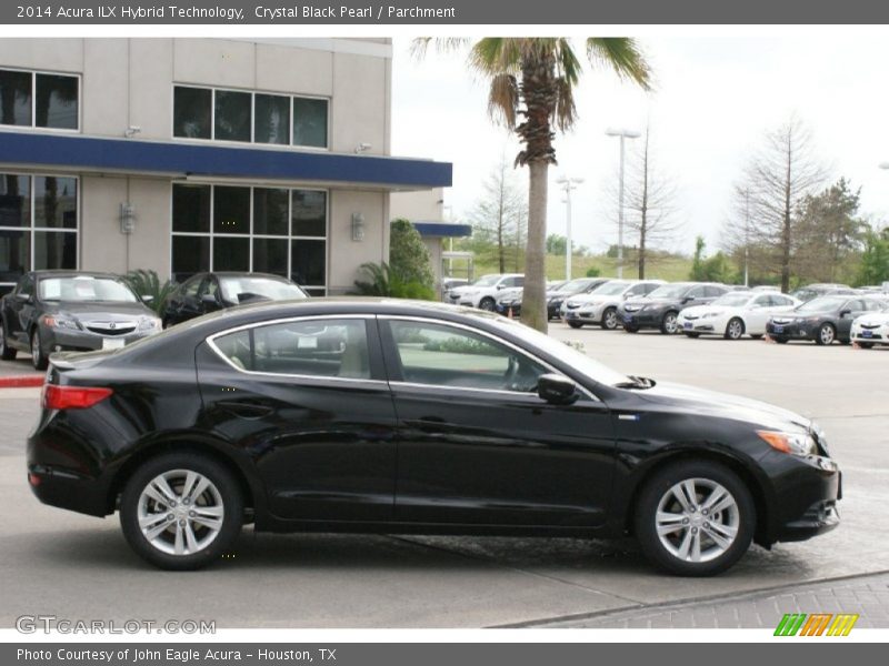 Crystal Black Pearl / Parchment 2014 Acura ILX Hybrid Technology