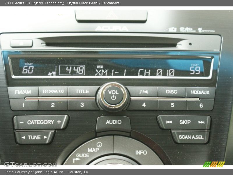 Crystal Black Pearl / Parchment 2014 Acura ILX Hybrid Technology