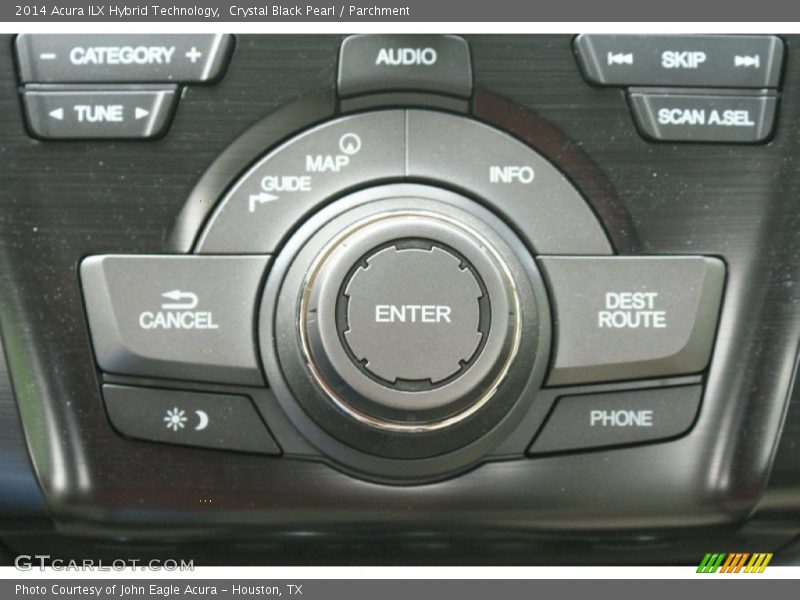 Crystal Black Pearl / Parchment 2014 Acura ILX Hybrid Technology