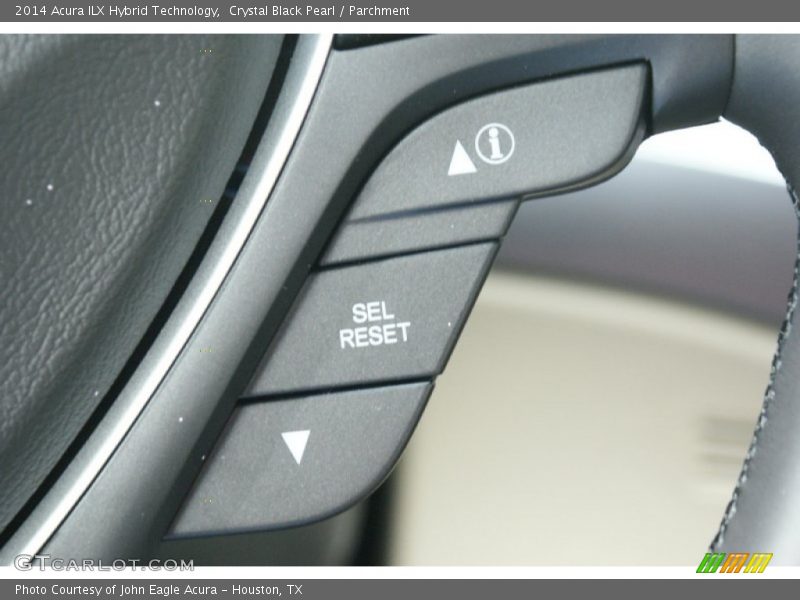 Crystal Black Pearl / Parchment 2014 Acura ILX Hybrid Technology