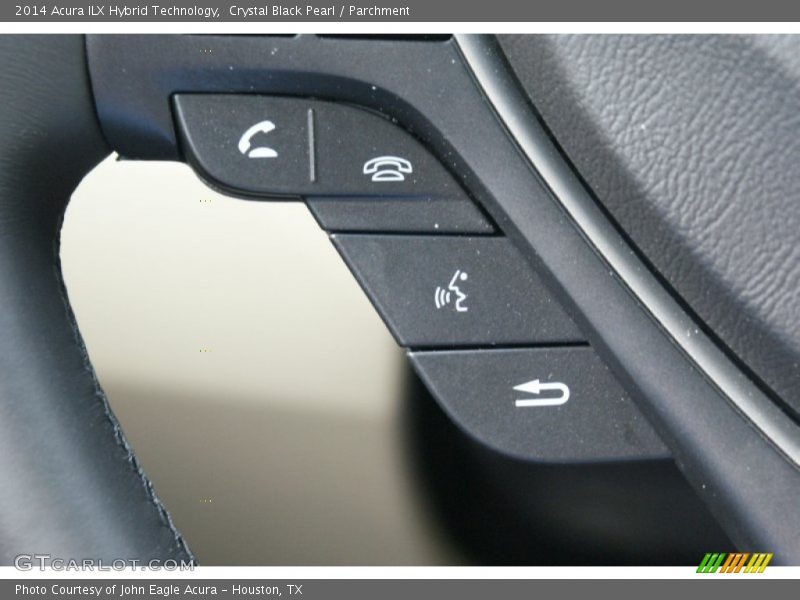 Crystal Black Pearl / Parchment 2014 Acura ILX Hybrid Technology