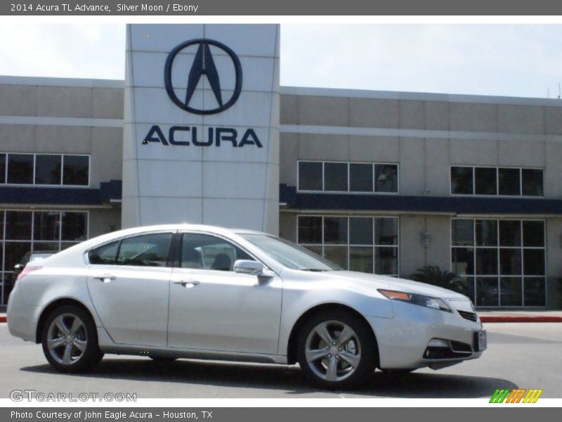 Silver Moon / Ebony 2014 Acura TL Advance