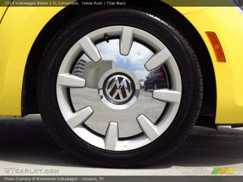 Yellow Rush / Titan Black 2014 Volkswagen Beetle 2.5L Convertible