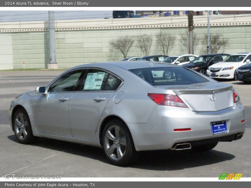 Silver Moon / Ebony 2014 Acura TL Advance