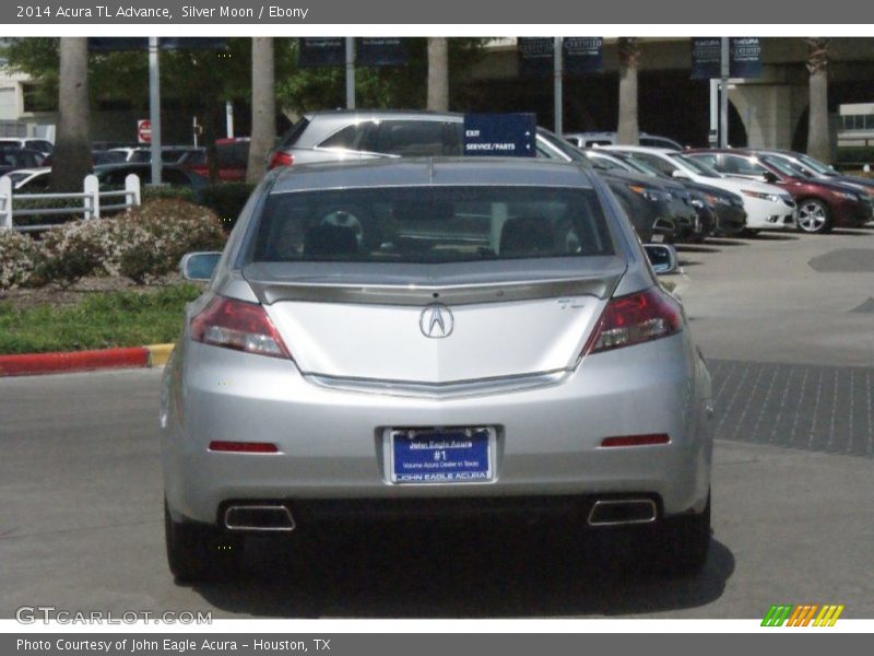 Silver Moon / Ebony 2014 Acura TL Advance