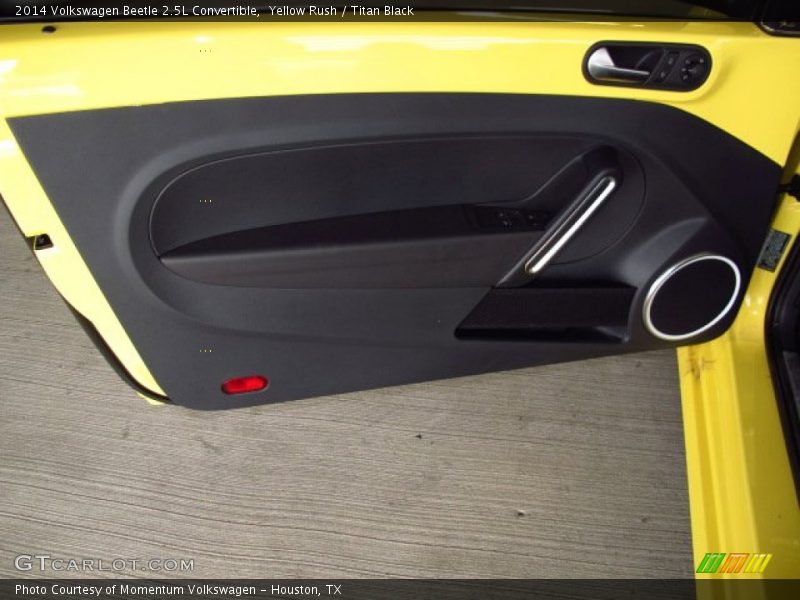 Yellow Rush / Titan Black 2014 Volkswagen Beetle 2.5L Convertible