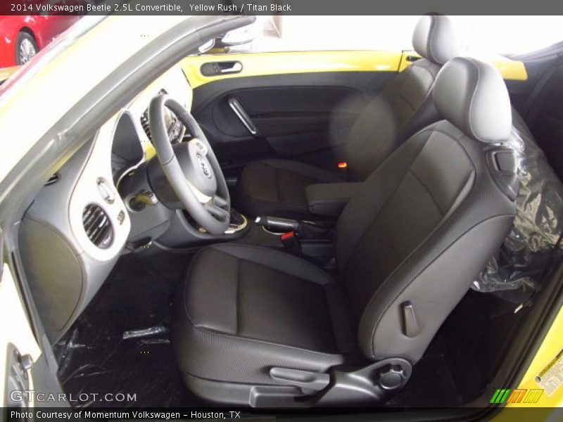 Yellow Rush / Titan Black 2014 Volkswagen Beetle 2.5L Convertible