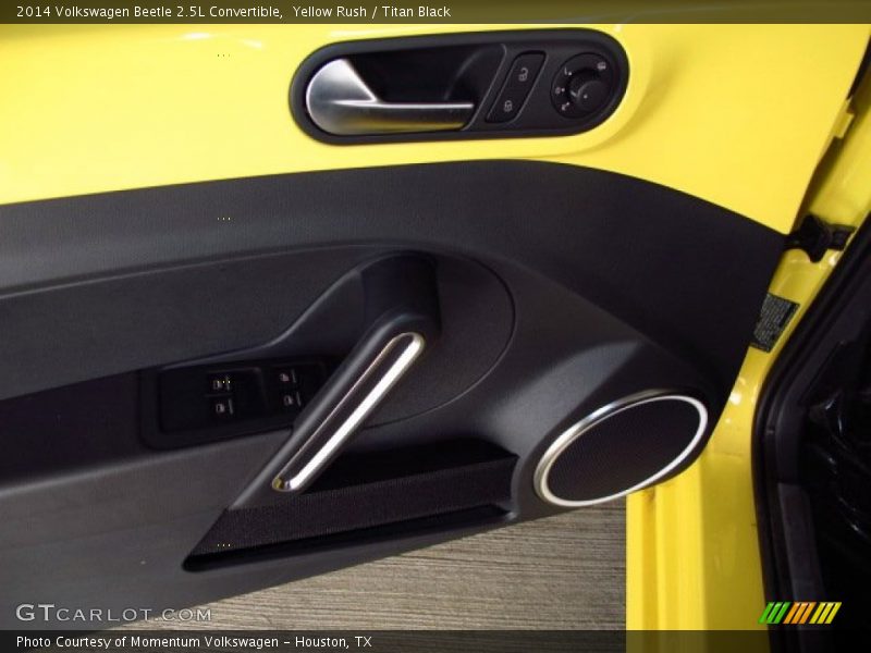 Yellow Rush / Titan Black 2014 Volkswagen Beetle 2.5L Convertible
