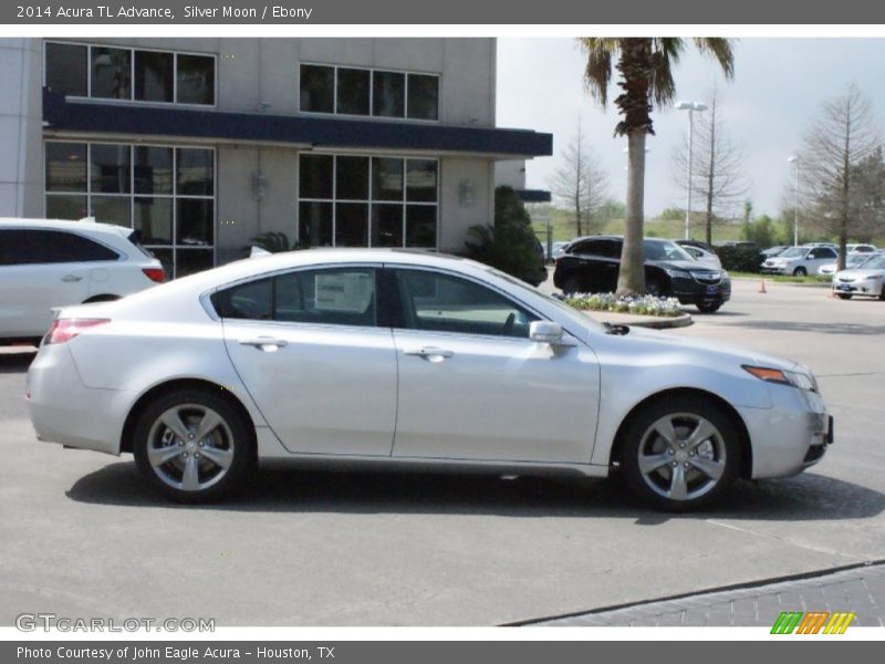 Silver Moon / Ebony 2014 Acura TL Advance