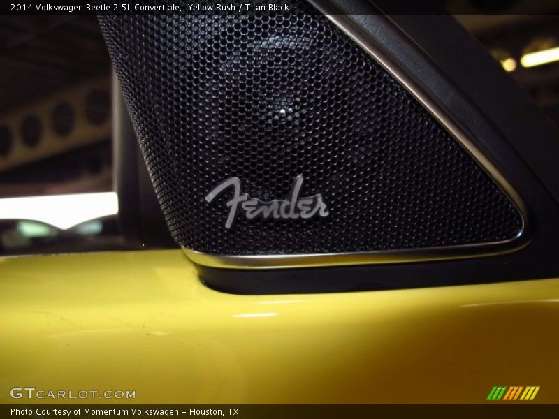 Yellow Rush / Titan Black 2014 Volkswagen Beetle 2.5L Convertible