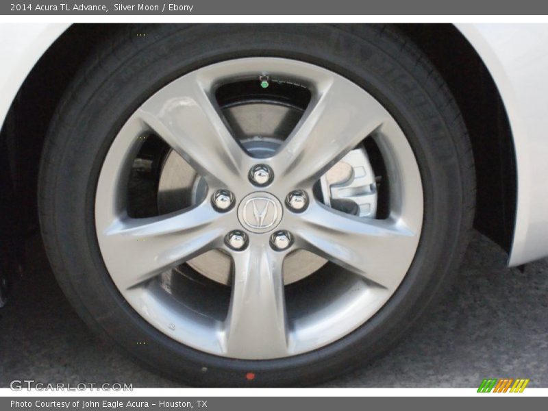Silver Moon / Ebony 2014 Acura TL Advance