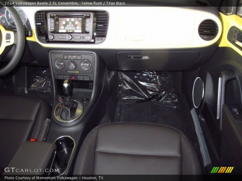 Yellow Rush / Titan Black 2014 Volkswagen Beetle 2.5L Convertible