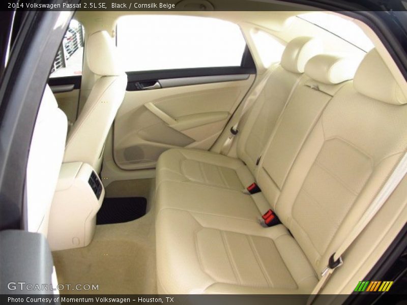 Black / Cornsilk Beige 2014 Volkswagen Passat 2.5L SE