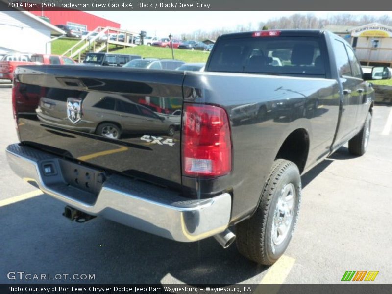 Black / Black/Diesel Gray 2014 Ram 3500 Tradesman Crew Cab 4x4