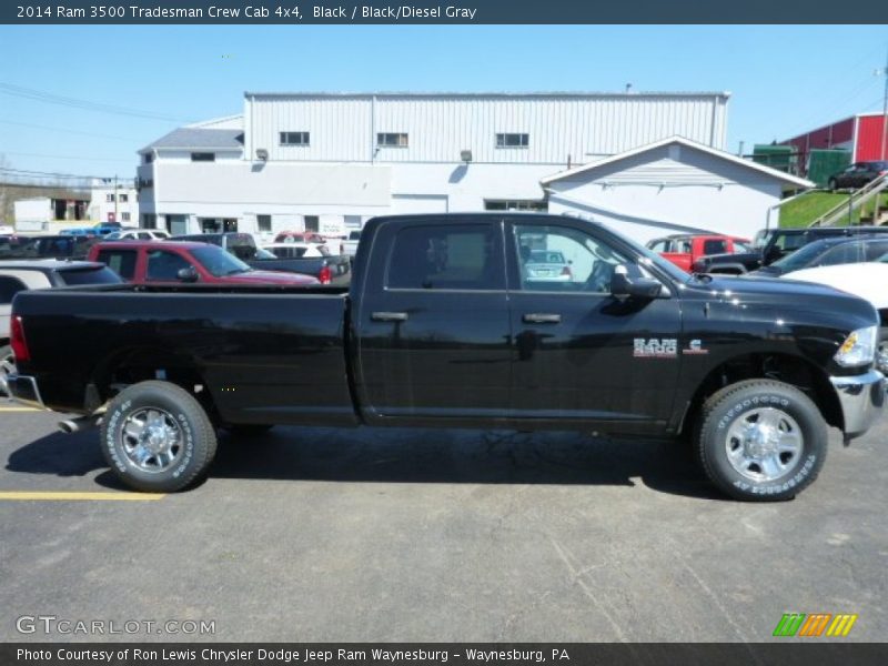 Black / Black/Diesel Gray 2014 Ram 3500 Tradesman Crew Cab 4x4