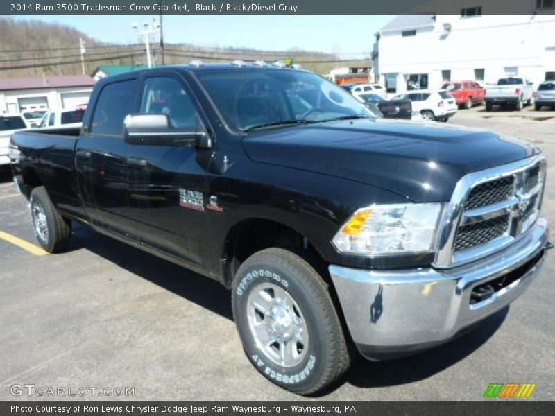 Front 3/4 View of 2014 3500 Tradesman Crew Cab 4x4