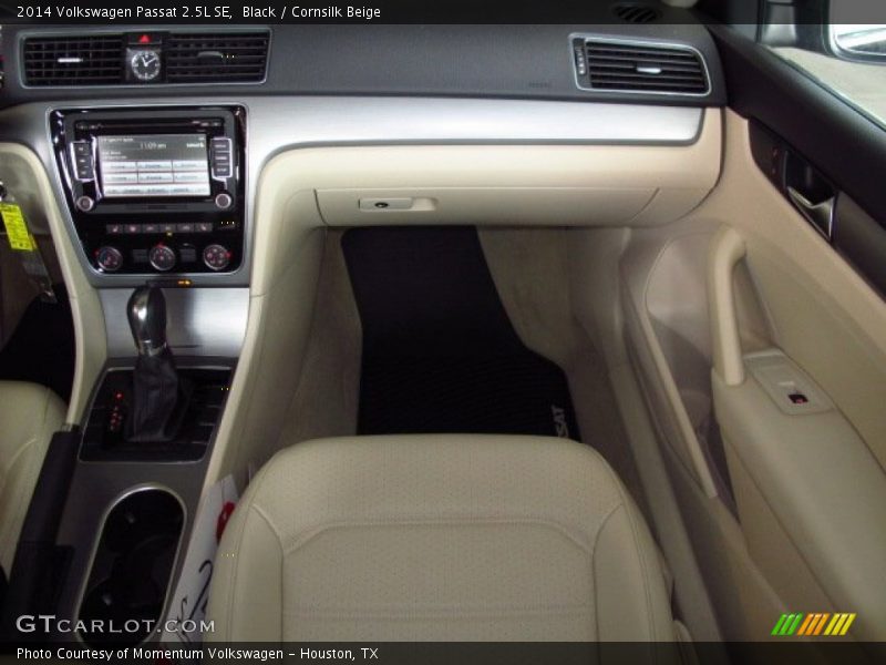 Black / Cornsilk Beige 2014 Volkswagen Passat 2.5L SE