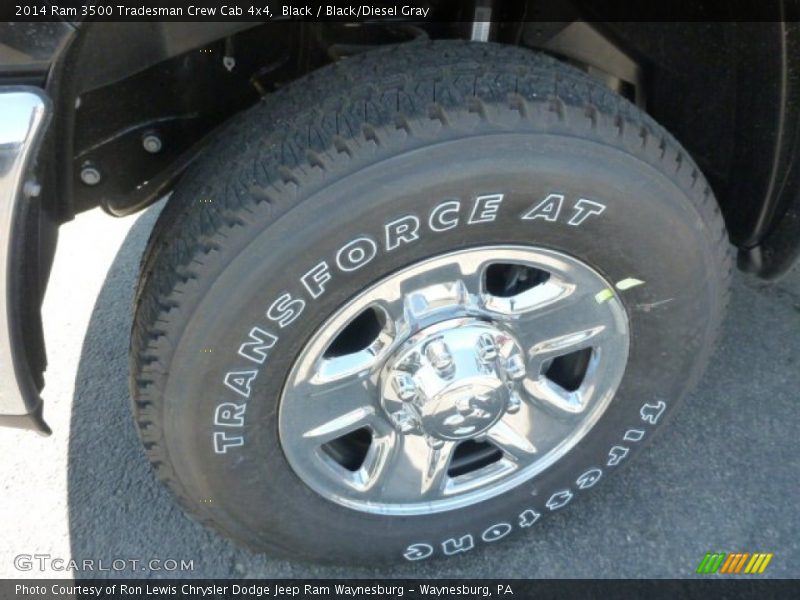 Black / Black/Diesel Gray 2014 Ram 3500 Tradesman Crew Cab 4x4