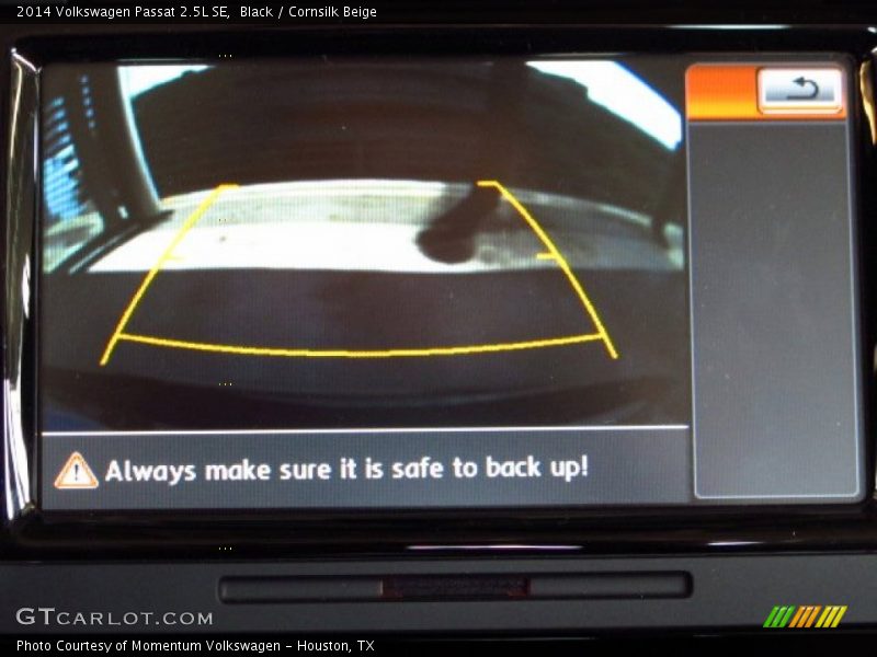 Black / Cornsilk Beige 2014 Volkswagen Passat 2.5L SE