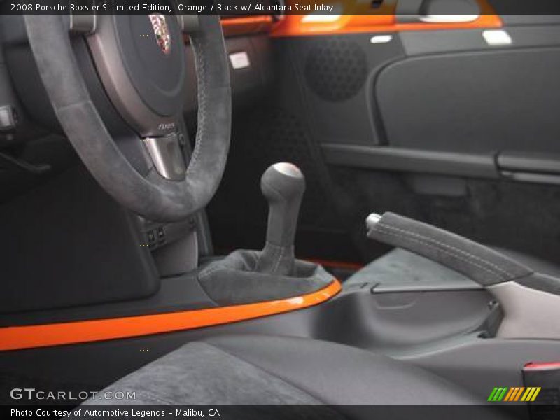 Orange / Black w/ Alcantara Seat Inlay 2008 Porsche Boxster S Limited Edition