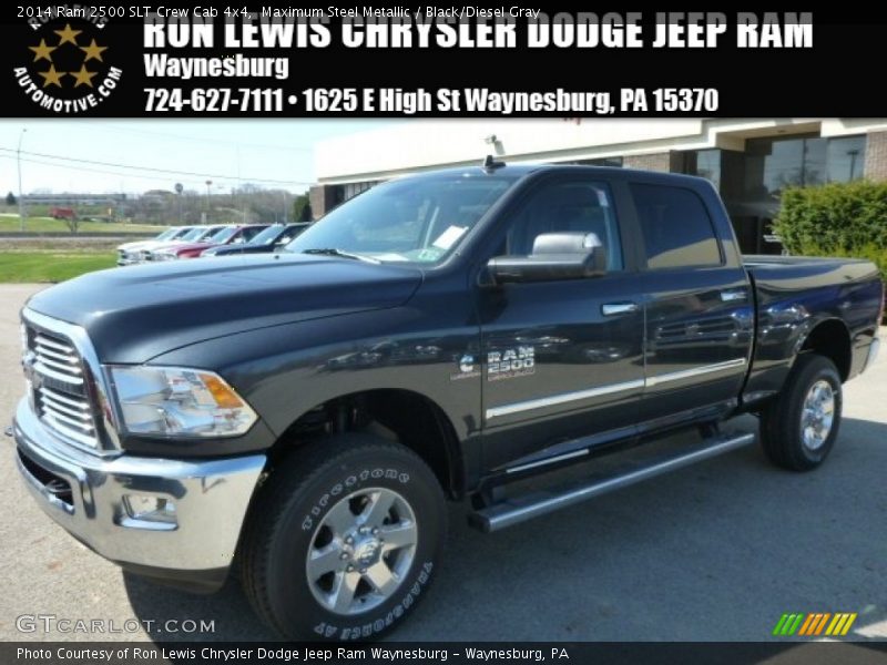 Maximum Steel Metallic / Black/Diesel Gray 2014 Ram 2500 SLT Crew Cab 4x4