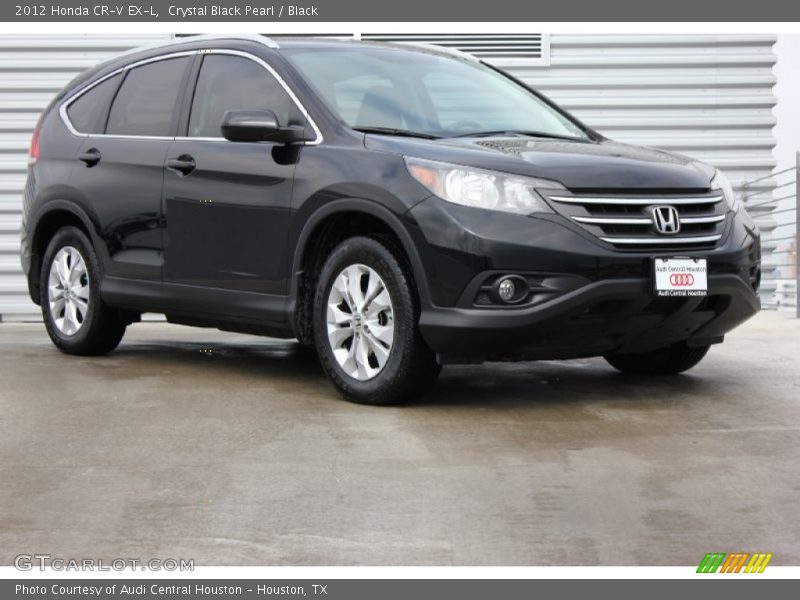 Crystal Black Pearl / Black 2012 Honda CR-V EX-L