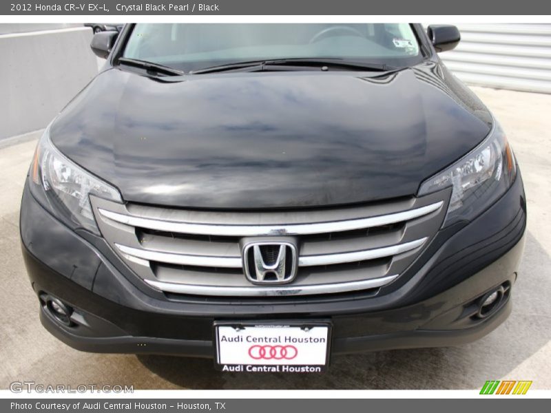 Crystal Black Pearl / Black 2012 Honda CR-V EX-L