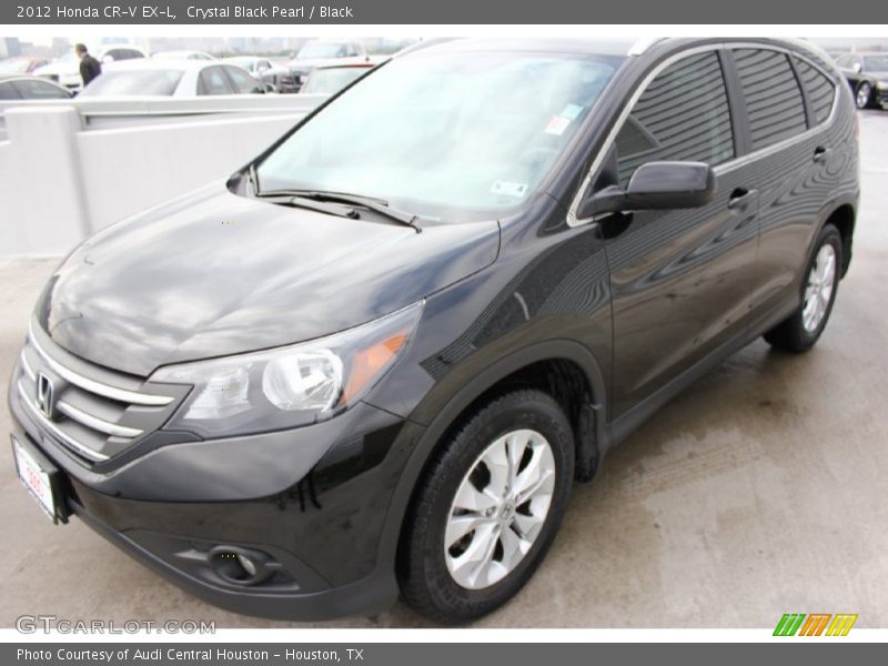 Crystal Black Pearl / Black 2012 Honda CR-V EX-L