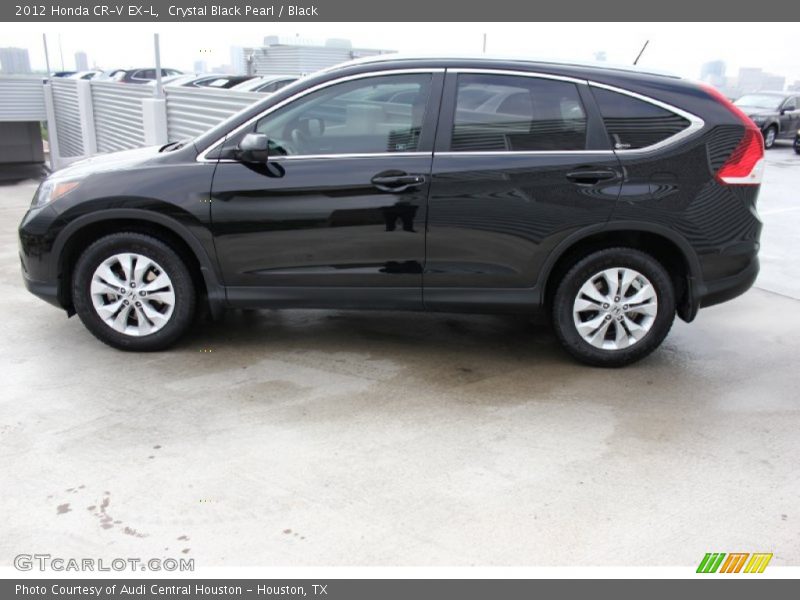 Crystal Black Pearl / Black 2012 Honda CR-V EX-L