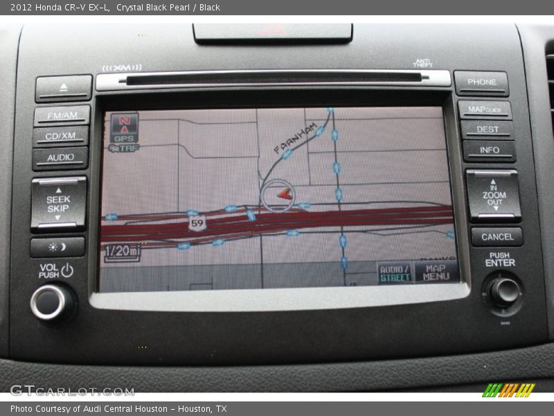 Crystal Black Pearl / Black 2012 Honda CR-V EX-L