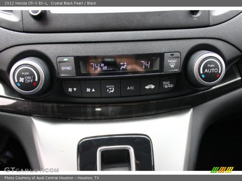 Crystal Black Pearl / Black 2012 Honda CR-V EX-L