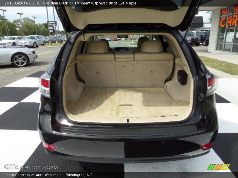 Obsidian Black / Parchment/Espresso Birds Eye Maple 2013 Lexus RX 350
