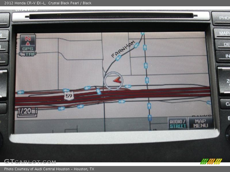 Crystal Black Pearl / Black 2012 Honda CR-V EX-L