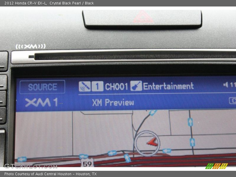 Crystal Black Pearl / Black 2012 Honda CR-V EX-L