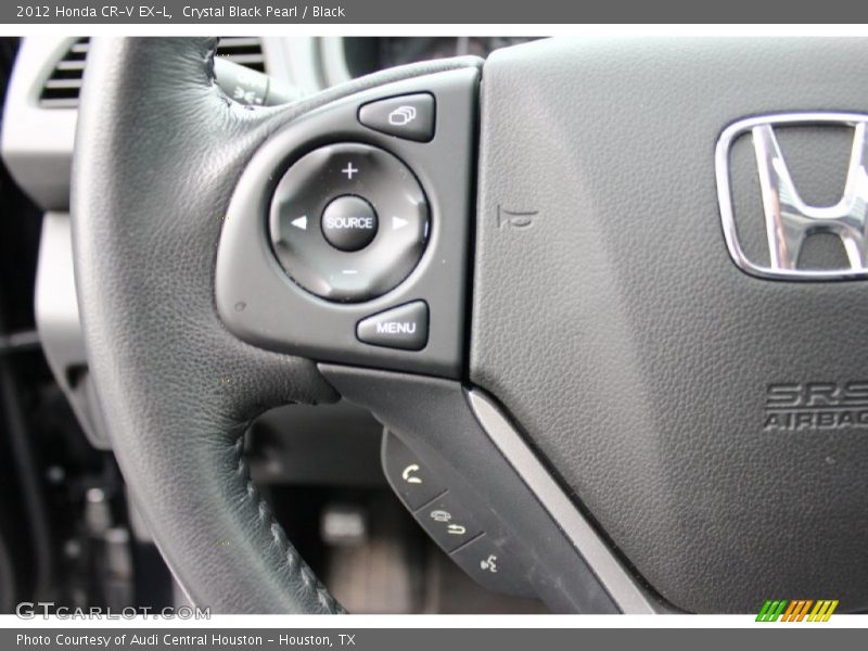 Crystal Black Pearl / Black 2012 Honda CR-V EX-L