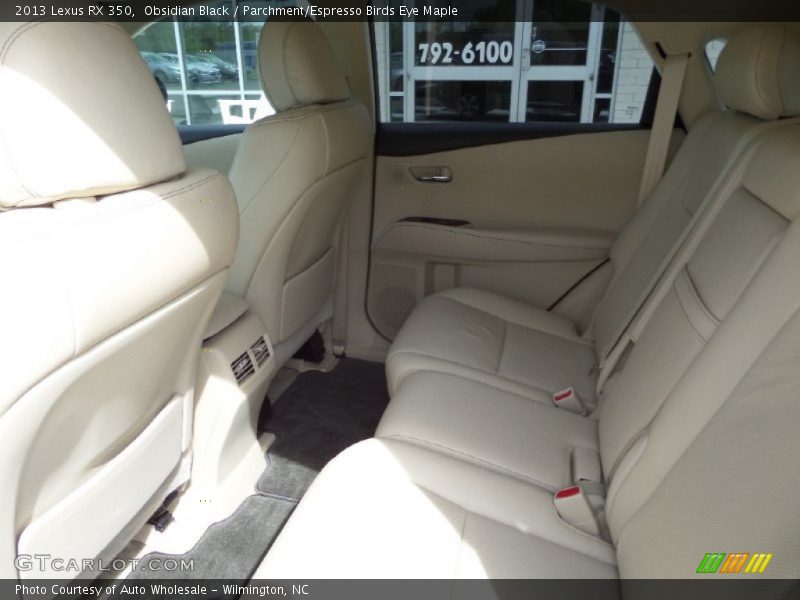 Obsidian Black / Parchment/Espresso Birds Eye Maple 2013 Lexus RX 350