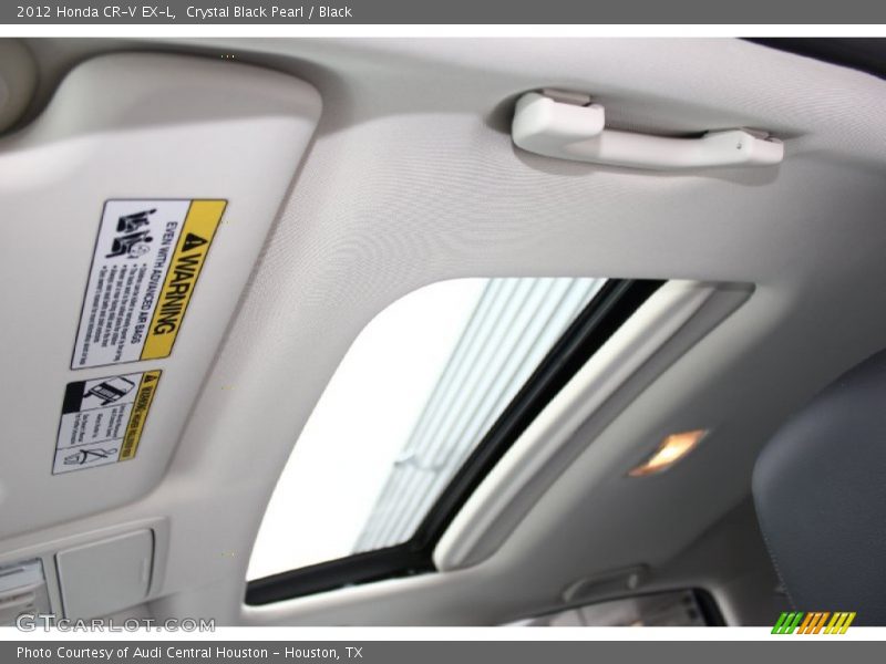 Crystal Black Pearl / Black 2012 Honda CR-V EX-L