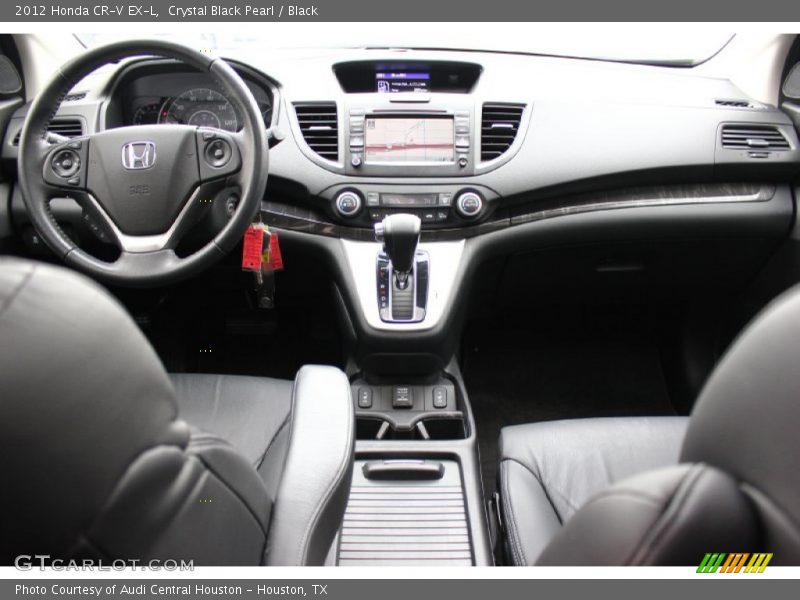 Crystal Black Pearl / Black 2012 Honda CR-V EX-L